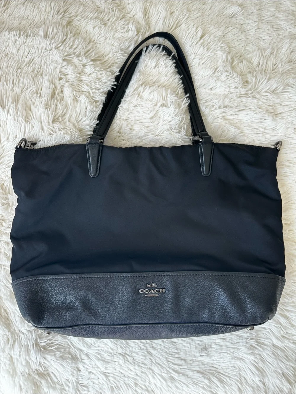 Coach black nylon